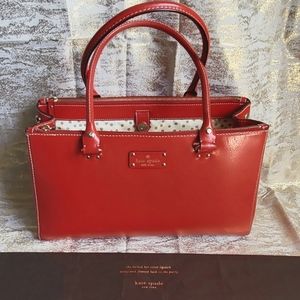 Red Kate Spade red handbag